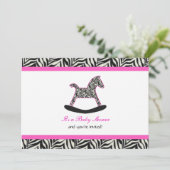 Uitnodigingen van de Partij voor de Raketende Paar (Staand voorkant)