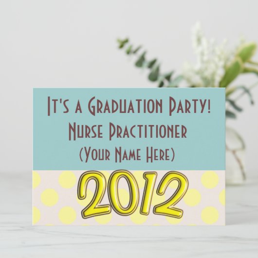 Uitnodigingen van de Partij voor de Verpleegkundig (Staand voorkant)