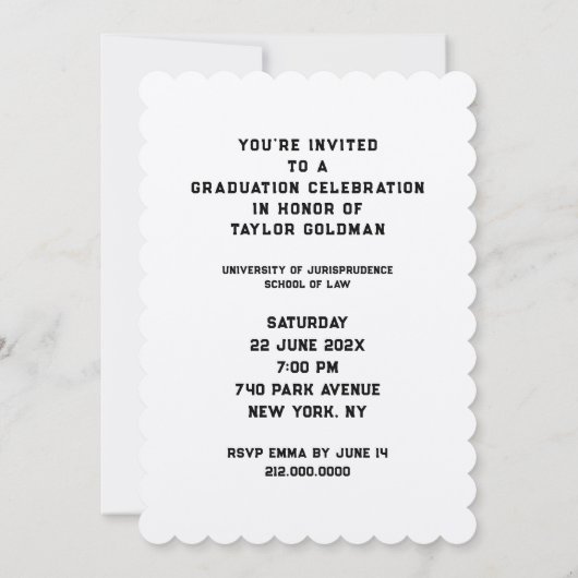 Uitnodigingen van de Partij voor de Wettelijke Sch (Achterkant)