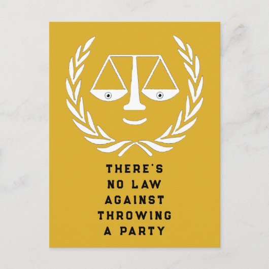 Uitnodigingen van de Partij voor de Wettelijke Sch (Voorkant)