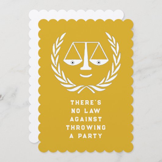 Uitnodigingen van de Partij voor de Wettelijke Sch (Voorkant / Achterkant)