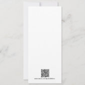 Uitnodigingen van de Partij voor het Baby shower v (Achterkant)