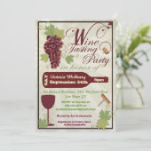 Uitnodigingen van de Partij voor het Testen van Ru (Staand voorkant)