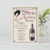 Uitnodigingen van de partij voor het testen van wi (Staand voorkant)