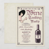 Uitnodigingen van de partij voor het testen van wi (Voorkant / Achterkant)