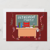 Uitnodigingen van de Partij voor Pensionering van  (Voorkant)