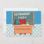 Uitnodigingen van de Partij voor Pensionering van (Voorkant)