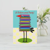 Uitnodigingen van de Partij voor Pensionering van  (Staand voorkant)