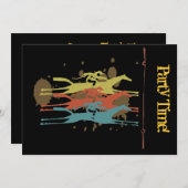 Uitnodigingen van de Partij voor Racisme (Voorkant / Achterkant)