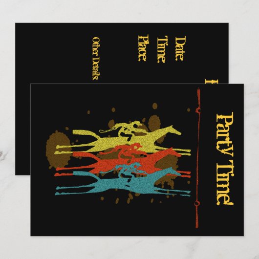 Uitnodigingen van de Partij voor Racisme (Voorkant / Achterkant)