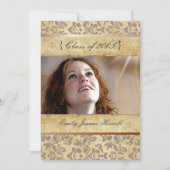 Uitnodigingen van de  partij voor schade/Afstudere (Voorkant)