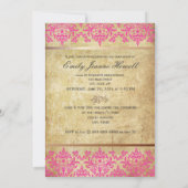 Uitnodigingen van de  partij voor schade/Afstudere (Achterkant)