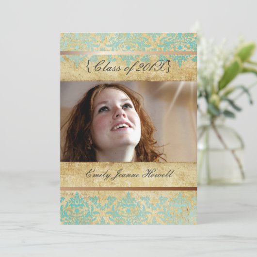 Uitnodigingen van de partij voor schade/Afstudere (Staand voorkant)