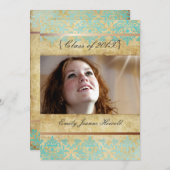 Uitnodigingen van de partij voor schade/Afstudere (Voorkant / Achterkant)