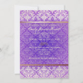 Uitnodigingen van de  partij voor schade/Afstudere (Achterkant)