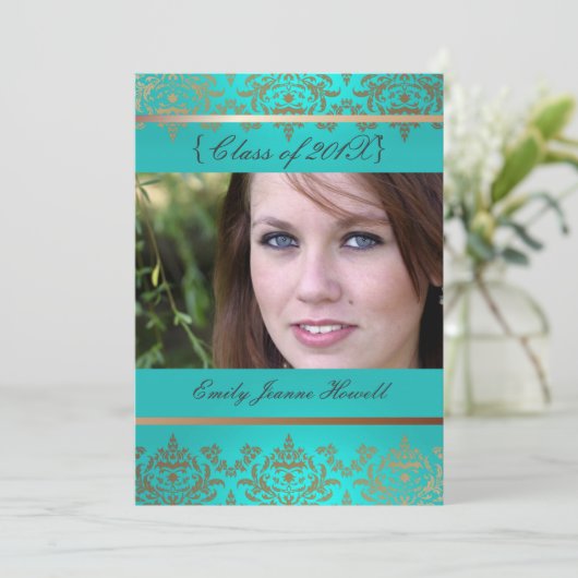 Uitnodigingen van de partij voor schade/Afstudere (Staand voorkant)