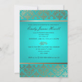 Uitnodigingen van de  partij voor schade/Afstudere (Achterkant)