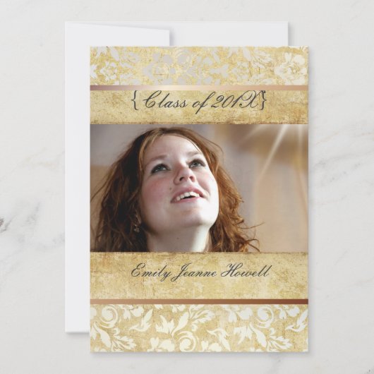 Uitnodigingen van de  partij voor schade/Afstudere (Voorkant)