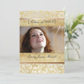 Uitnodigingen van de  partij voor schade/Afstudere (Staand voorkant)