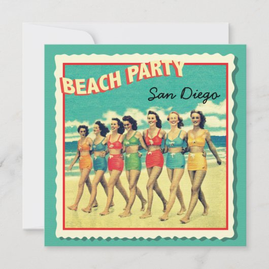 Uitnodigingen van de Partij voor Tropisch Briefkaa (Voorkant)