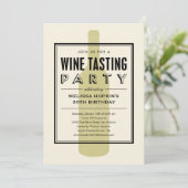 Uitnodigingen van de Partij voor wijnbereiding (Staand voorkant)