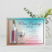 Uitnodigingen van de Partij voor wijnbereiding (Staand voorkant)