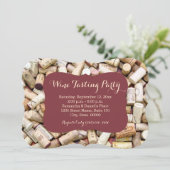 Uitnodigingen van de Partij voor wijnbereiding (Staand voorkant)