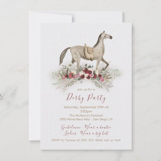 Uitnodigingen van de partij "waterverf" (Voorkant)