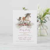 Uitnodigingen van de partij "waterverf" (Staand voorkant)