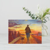 Uitnodigingen van de Pensioenpartij Best Friend Hu (Staand voorkant)