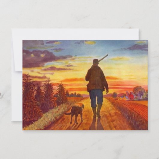 Uitnodigingen van de Pensioenpartij Best Friend Hu (Voorkant)