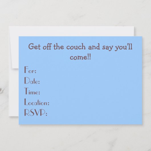 Uitnodigingen van de Pensioenpartij Engelse Bulldo (Achterkant)