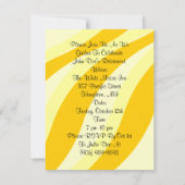 Uitnodigingen van de Pensioenpartij ~ Gold Pocket  (Achterkant)