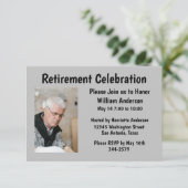 Uitnodigingen van de Pensioenpartij met foto's (Staand voorkant)