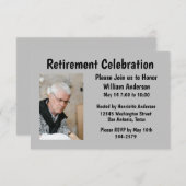 Uitnodigingen van de Pensioenpartij met foto's (Voorkant / Achterkant)