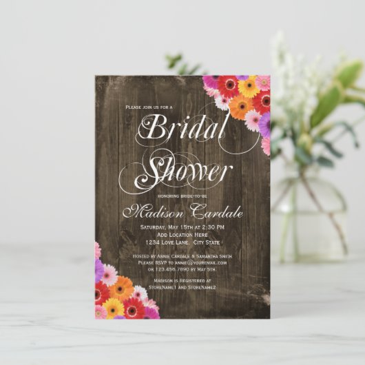 Uitnodigingen van de plattelandshadshotmachine (Staand voorkant)