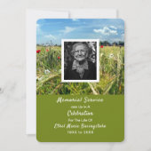 Uitnodigingen van de Poppy Meadow Death Memorial S (Voorkant)