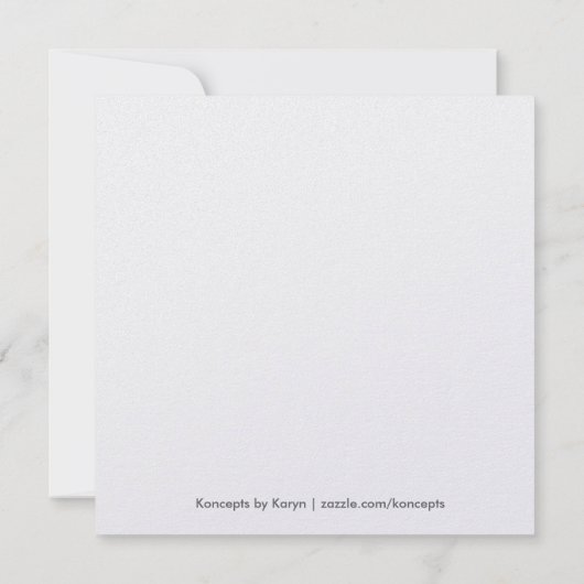 Uitnodigingen van de rendiervakantiepartij (Achterkant)