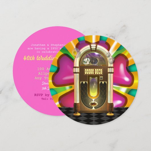 Uitnodigingen van de Repochtheekpartij (Voorkant / Achterkant)