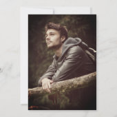 Uitnodigingen van de  Scrollwork Graduation Party (Achterkant)