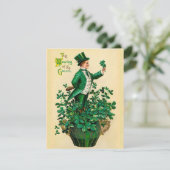 uitnodigingen van de Sint Patrick's Day Party! (Staand voorkant)