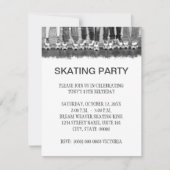 Uitnodigingen van de Skating Party (Voorkant)