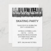 Uitnodigingen van de Skating Party (Voorkant / Achterkant)
