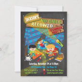 Uitnodigingen van de Slummer-partij van Boys (Voorkant)