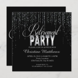 Uitnodigingen van de sparkle, de Zilveren Pensioen