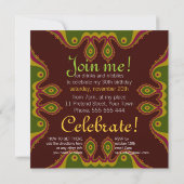 Uitnodigingen van de speciale partij Desert Goddes (Achterkant)