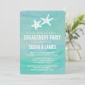Uitnodigingen van de Starfish Aqua Engagement Part (Staand voorkant)