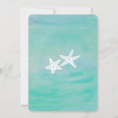 Uitnodigingen van de Starfish Aqua Engagement Part (Achterkant)