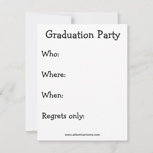 Uitnodigingen van de studiegroep Medische School (Achterkant)