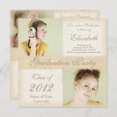 Uitnodigingen van de studiegroep voor meisjes van (Voorkant / Achterkant)